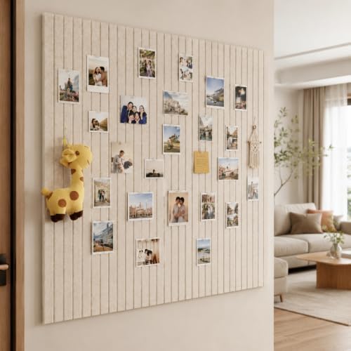 Large Oatmea Felt Square Cork Board Alternative 6-Pack,36"x 24"