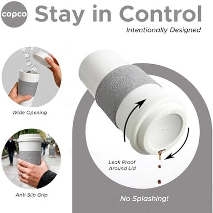 Copco Acadia Travel Mug, 16 Oz - Damask, Set of 3