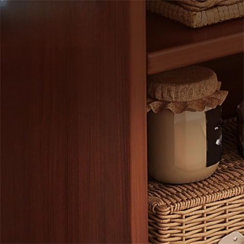 Lumber Organizer Shelf 3/4 Shelves, Lateral Filing or Vertical, Closed Back Floor-Standing Bookshelf Rack Bookcase Cabinet Tiered Shelf Grid Storage Unit Natural 39.4" L x 9.4" W x 31.5" H
