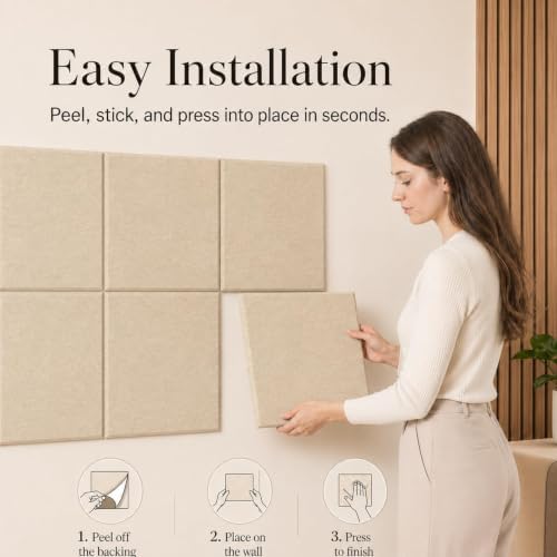 Felt Bulletin Board Tiles, Large Cork Board Alternative,24 x 36 in