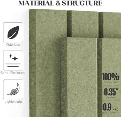Felt Bulletin Board Tiles 59x36 15 Pack Sound Absorbing Wall Panels