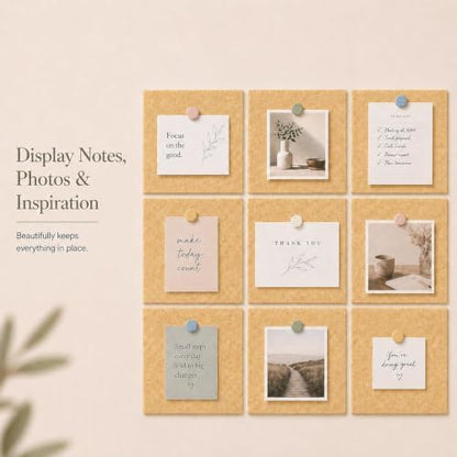 Felt Bulletin Board Tiles, Cork Board Alternative, 48 x 36 in
