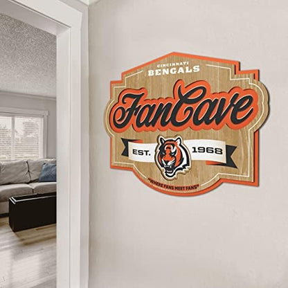 YouTheFan NFL Cincinnati Bengals FanCave Wall Art