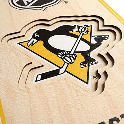 YouTheFan NHL Pittsburgh Penguins 3D 8 x 32 Stadium Banner