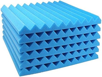JBER 12 Pack Acoustic Foam Panels, Wedges Sound Proof Foam Panels for Walls