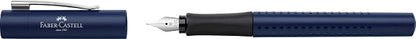 Faber-Castell Grip 2011 Fountain Pen - Medium Nib, Classic Blue