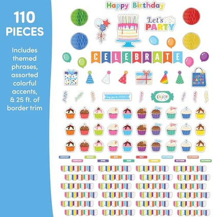 Teacher Created Resources Colorful Happy Birthday Create & Decorate Quick Kit (TCR9465)
