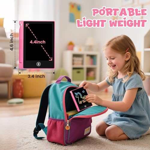 32 Pack 4.4 Inch Mini LCD Writing Tablet for Kids, Erasable and Reusable Toddler Doodle Board, Ideal School or Party Favors Gift for Age 3 Years Old and Above