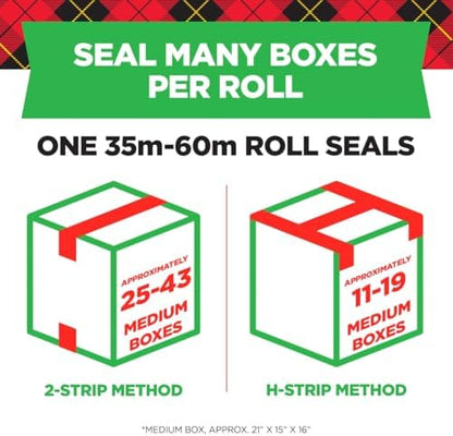 Scotch Tough Grip Moving Packing Tape, Clear, 1.88 in. x 43.7 yd.