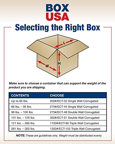 BOX USA 9x9x30 Tall Corrugated Boxes, Tall, 9L x 9W x 30H, Pack of 25 | Shipping, Packaging, Moving, Storage Box for Home or Business, Strong Wholesale Bulk Boxes