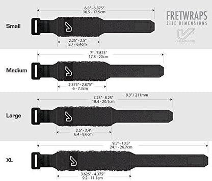 Gruv Gear Fret Wrap & Guitar Mute, Fretwrap for Acoustic, Electric & Bass | String Dampener Recording, Tapping & Practice Accessory (3 Pack, Medium Animal Prints, Fits 5 String Bass, 7 String Guitar)