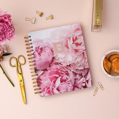 Blue Sky Rachel Parcell 2026 Daily & Monthly Planner Calendar, 5"x8", Peony