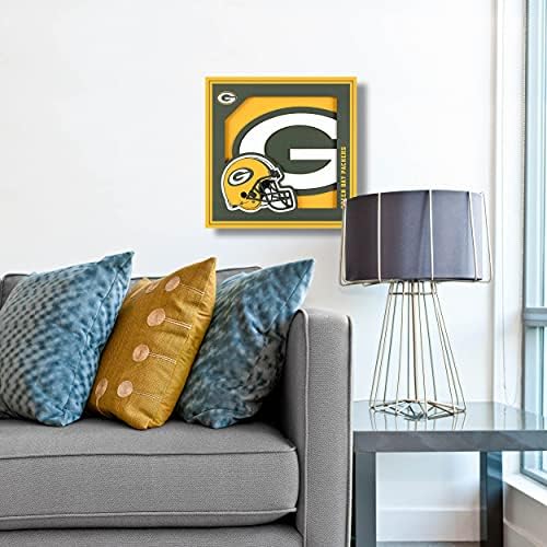 YouTheFan NFL Green Bay Packers 3D Logo Series Wall Art