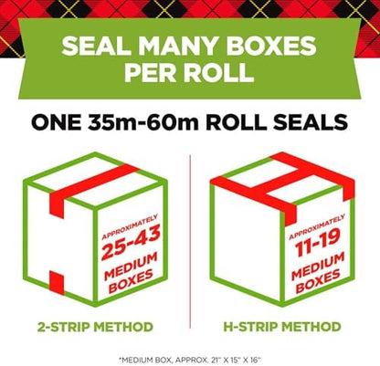 Scotch Sure Start Moving Packaging Tape, 1.88 in x 54.6 yd