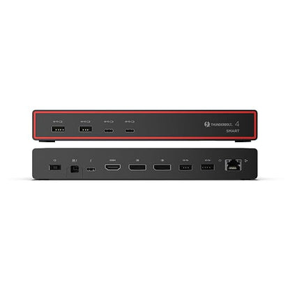 Lenovo ThinkPad Thunderbolt 4 Smart Dock Gen 2 7500, Multiple Display Support, Integrated 1M Thunderbolt 4 Cable, Remote Hardware Management, 40Gbps Data Speed, 100W Power Delivery, Black