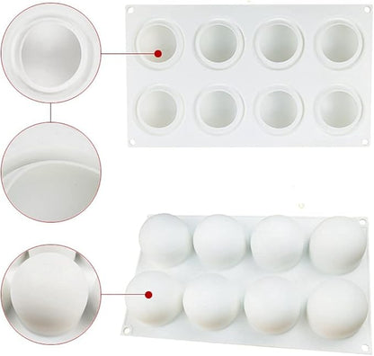 Chocolate Sphere Mold Ball Round Mold Shape Silicone Chocolate Cake Mousse Dessert Baking Pastry Bakeware