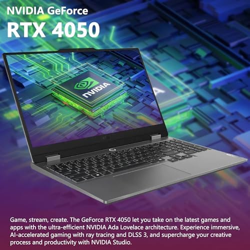 Lenovo LOQ Gaming Laptop | 15.6" FHD IPS 144Hz (100% sRGB G-SYNC) | AMD Ryzen 5 7235HS | 32GB DDR5 1TB SSD | NVIDIA GeForce RTX 4050 6GB | Backlit Wi-Fi 6 Privacy Camera Win11 w/DLCA Accessory