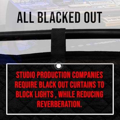 Boxer BXR Studio Thicker Sound Dampening Blanket 80" x 96" - Loops & Grommets for Easy Installation - Diamond Pattern Insulated Blanket, Light Blocker, Sound Absorbing
