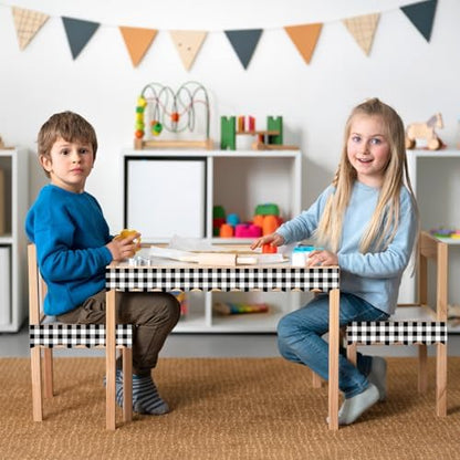 VABAMNA 50 Feet Bulletin Board Borders Black White Checkered Classroom Decor Wavy Scalloped Rolled Border Trims for Back to School Classroom Chalkboard Whiteboard Door Wall Decorations