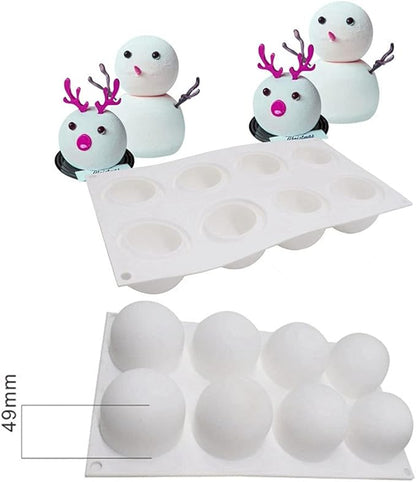 Chocolate Sphere Mold Ball Round Mold Shape Silicone Chocolate Cake Mousse Dessert Baking Pastry Bakeware