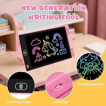 24 Pack LCD Writing Tablet for Kids, Erasable and Reusable Toddler Doodle Board in 8.5 inch, Ideal Educational Drawing Pad for Learning Toy for Ages 3-8 Gifts for Girls Boys