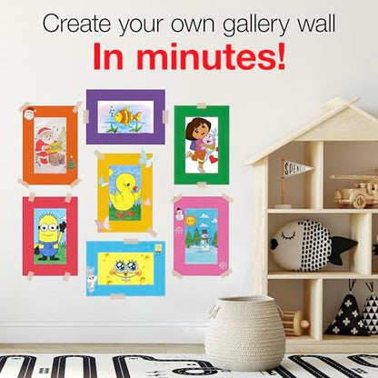 Hygloss 96 Pack Paper Picture Frames, White cardstock Photo Frame 11x14-Inch, Papers Frames to Decorate for Wedding Birthday DIY Classroom Crafts and Decorations