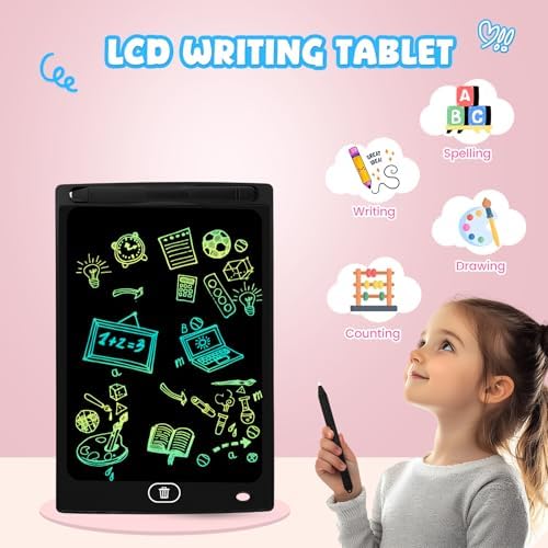24 Pack 8.5 inch LCD Writing Tablet for Kids - Erasable and Reusable Toddler Doodle Board, Ideal Drawing Pad for Learning Toy for Ages 3-8,Gift for Girls Boys