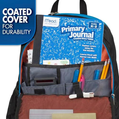 Mead Primary Journal Creative Story Tablet Composition Notebook, 7.5" x 9.75", Grades K-2, 100 Sheets, Color Selected For You (10297) (Pack of 12)