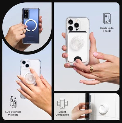 PopSockets Phone Grip for MagSafe, Magnetic Holder- Pikachu