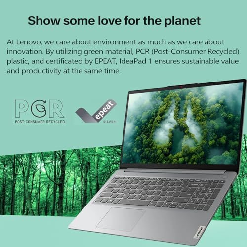 Lenovo IdeaPad Eco-Friendly Slim Laptop, 15.6" FHD Business and Student, Office 365 for The Web, Intel 10-Core i5-1335U(Beat Ryzen 7 7730U), 16GB RAM, 256GB SSD, Wi-Fi 6, Privacy Camera, Win11 Home