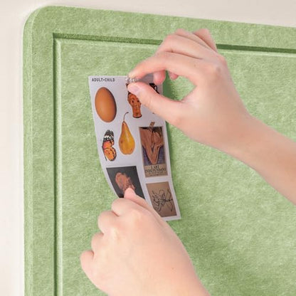 Felt Bulletin Board 48x36 inches, Decorative Pin Board for Home & Office