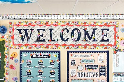Teacher Created Resources Wildflowers Number Line (-20 to +120) Bulletin Board (TCR6817)