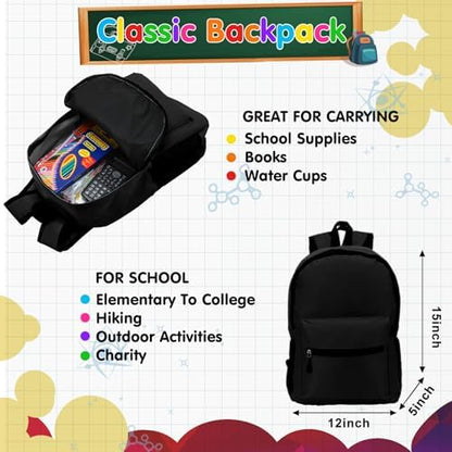 Gilprop 81 Pcs School Supplies Kit Back to School Supply Bundle, Black