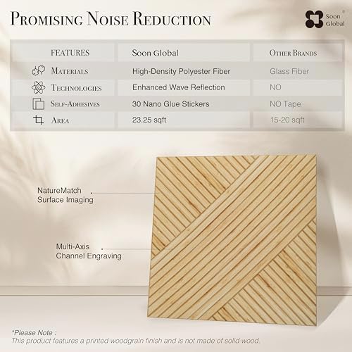 Soon Global Acoustic Wall Panels, Harvest Cross