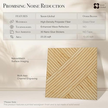 Soon Global Acoustic Wall Panels, Harvest Cross