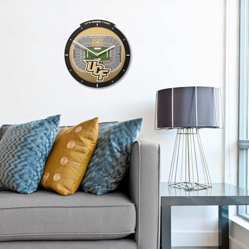 YouTheFan NCAA Central Florida Knights StadiumView 3D Wall Clock