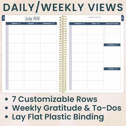 Daisy by bloom daily planners 2026-2027 Academic Year Student Planner (July 2026 - July 2027) - Elementary Through Middle School Calendar Agenda Book - 7” x 9" - Stargaze