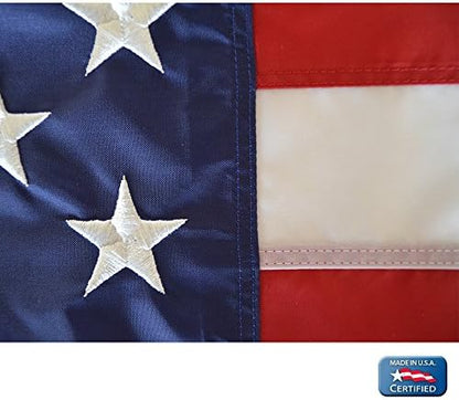 Annin Flagmakers (2340) SolarGuard Nyl-Glo American Flag - 10 x 15 Feet
