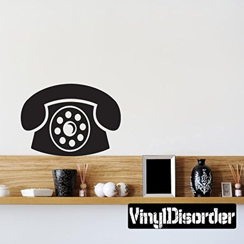 Office Supplies Wall Decals Stickers ID003, Black, 15 Inches