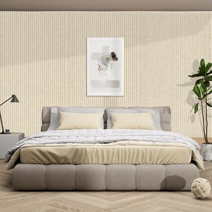 TO-TH Soundproof Wall Panels Decorative Noise Dampening Panel 5 Pack, Camel