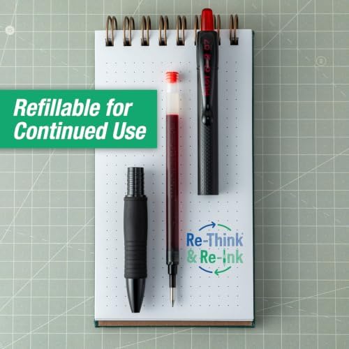 PILOT G2 Edge Red Pens, 12ct box, Fine Point 0.7 mm