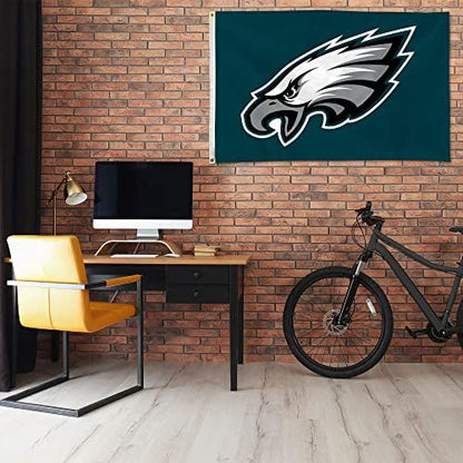 NFL Rico Industries Standard 3' x 5' Banner Flag Single Sided - Indoor or Outdoor - Home Décor