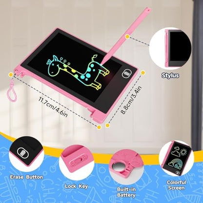 24 PCS Mini LCD Writing Tablet, 4.5 Inch Small Drawing Pad for Kids