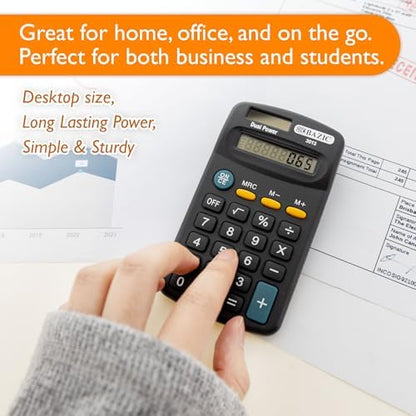 BAZIC Products 8-Digit Pocket Calculator, Black