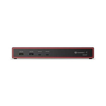 Lenovo ThinkPad Thunderbolt 4 Smart Dock Gen 2 7500, Multiple Display Support, Integrated 1M Thunderbolt 4 Cable, Remote Hardware Management, 40Gbps Data Speed, 100W Power Delivery, Black