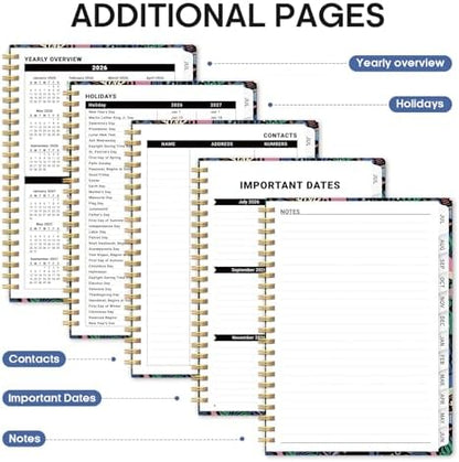 Planner 2026-2027, Monthly & Weekly Jul 2026-Jun 2027 Calendar Planner