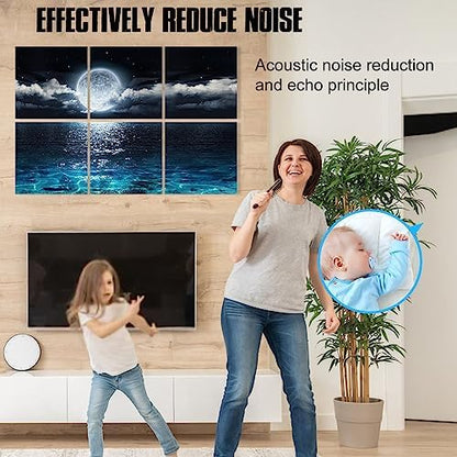 YPY Acoustic Panels Soundproof Wall Panels: Sound Absorbing Wall Art