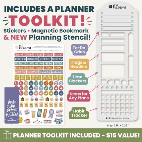 bloom daily planners 2027 Planner (January - December 2027) - Weekly & Monthly Softcover Planner for Women - Calendar Year Inspirational Agenda Book with Stickers - 5.5" x 8.25" - Good Things Are Coming
