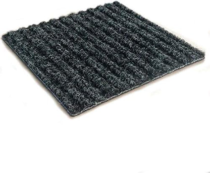 KOECKRITZ Heavy Duty Durable All Weather Indoor/Outdoor Non Slip Entrance Mat Rugs and Runners for Office Business Building Home Garage Front Door (6' x 20', Charcoal)