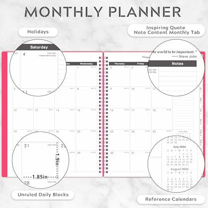 Monthly Planner 2026-2031 - 5 Year Planner, 2026-2031 Monthly Calendar